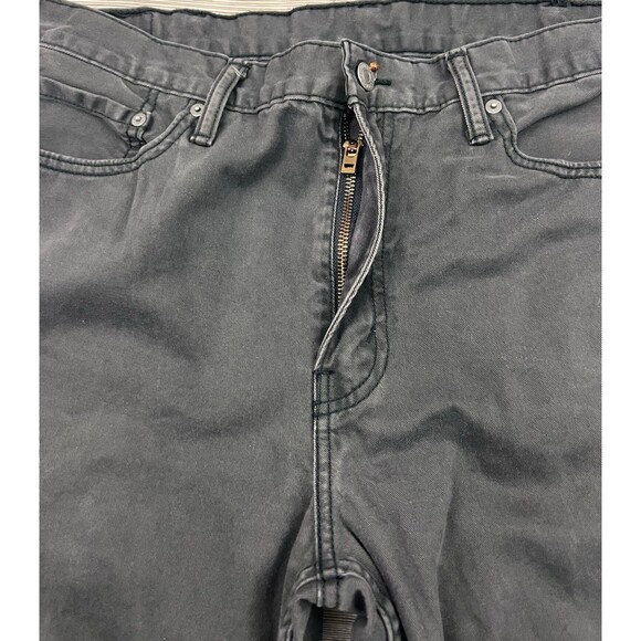 Levi's 514 Men's Jeans 38x32 Grey Cotton Straight Leg Jeans Modern Casual - Picture 4 of 14